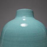 Ovoid ceramic vase, henri chaumeil, 1930s
