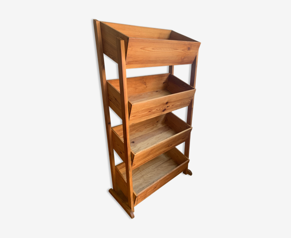 Présentoir en bois vintage