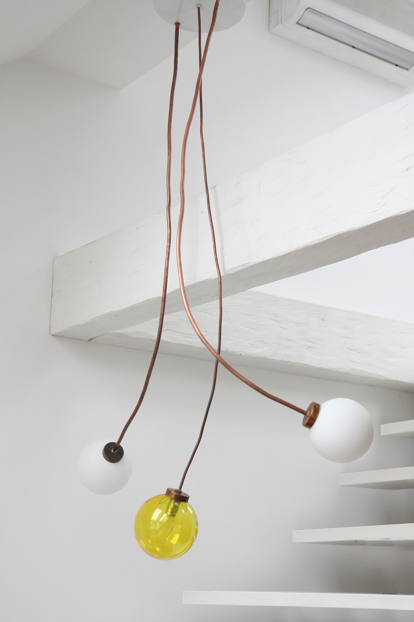 Adjustable Alien Copper langing lamp