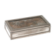 Silver metal box, 50s