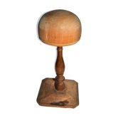 Old hat holder in turned wood - marotte wig holder 1900