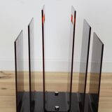 Maison Mercier plexiglas tortoiseshell magazine holder