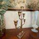 Art deco brass chandelier