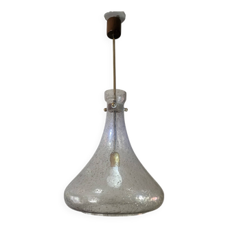 Suspension goutte  design en verre soufflé et bullé, Capital Lighting