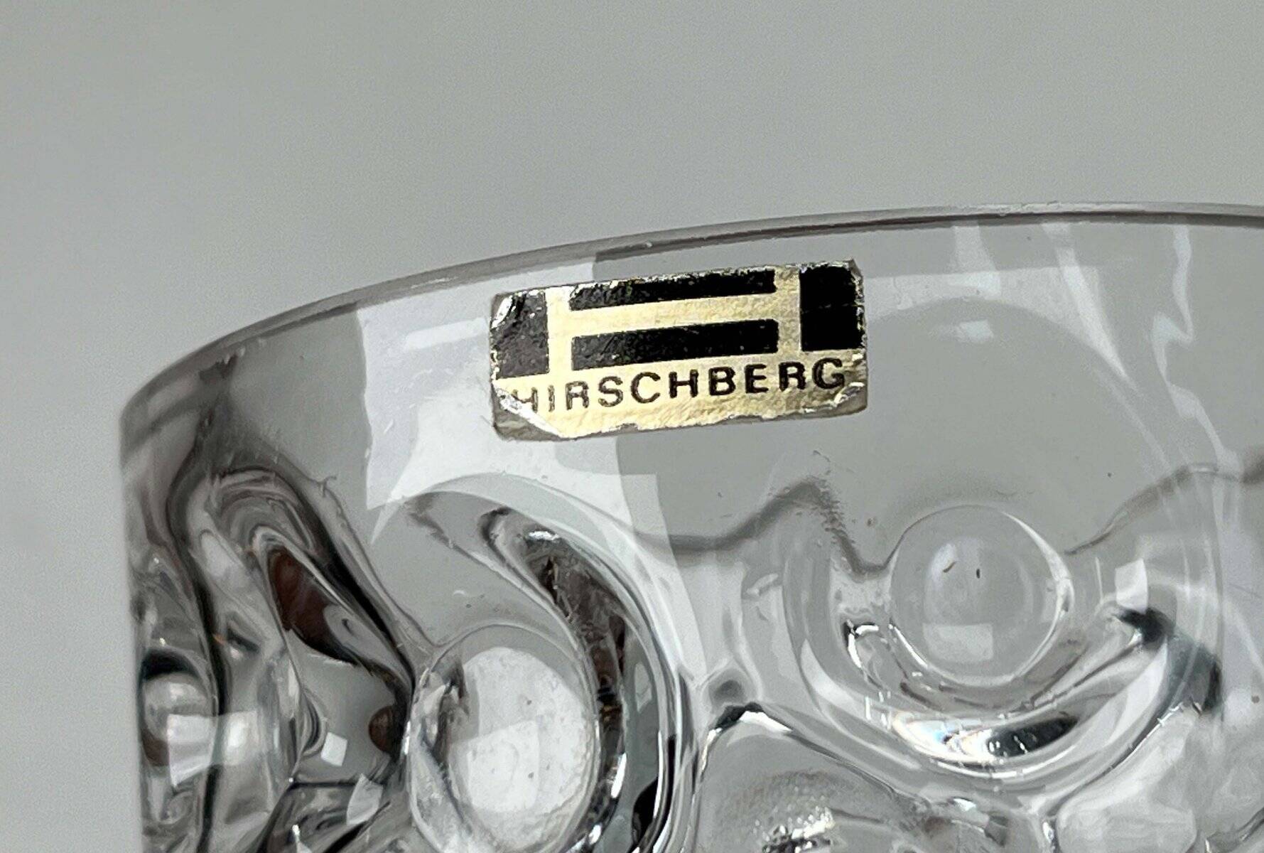 Mid-Century Modern Space Age Bubble Glass Vase by Wilhelm Braun-Feldweg for Hirschberg, Germany, 1960s