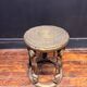African bronze stool – anthropomorphic figures – tribal art