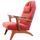Armchair with footstool 'Vorchten'
