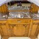 Buffet art deco en chêne massif