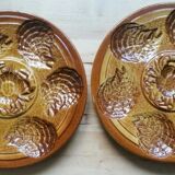 6 oyster plates
