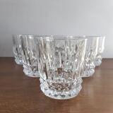 Lot de 6 verres à whisky en cristal
