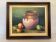 Still life painting in oil on canvas, signed.
