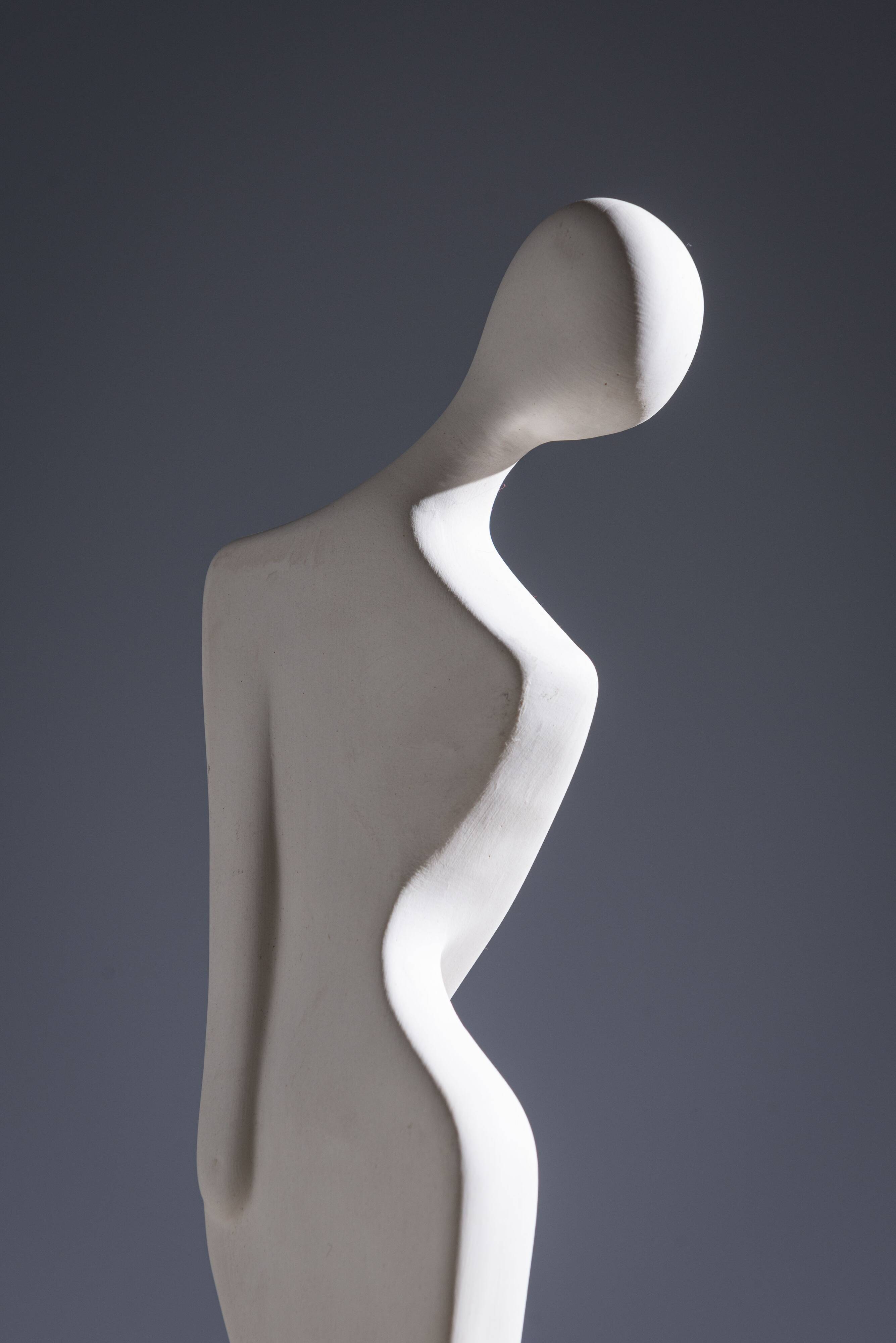 Elegant minimalistic abstract sculpture