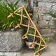 Rattan coat rack from the 70s