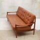 1960s 3-seater Sofa in leather