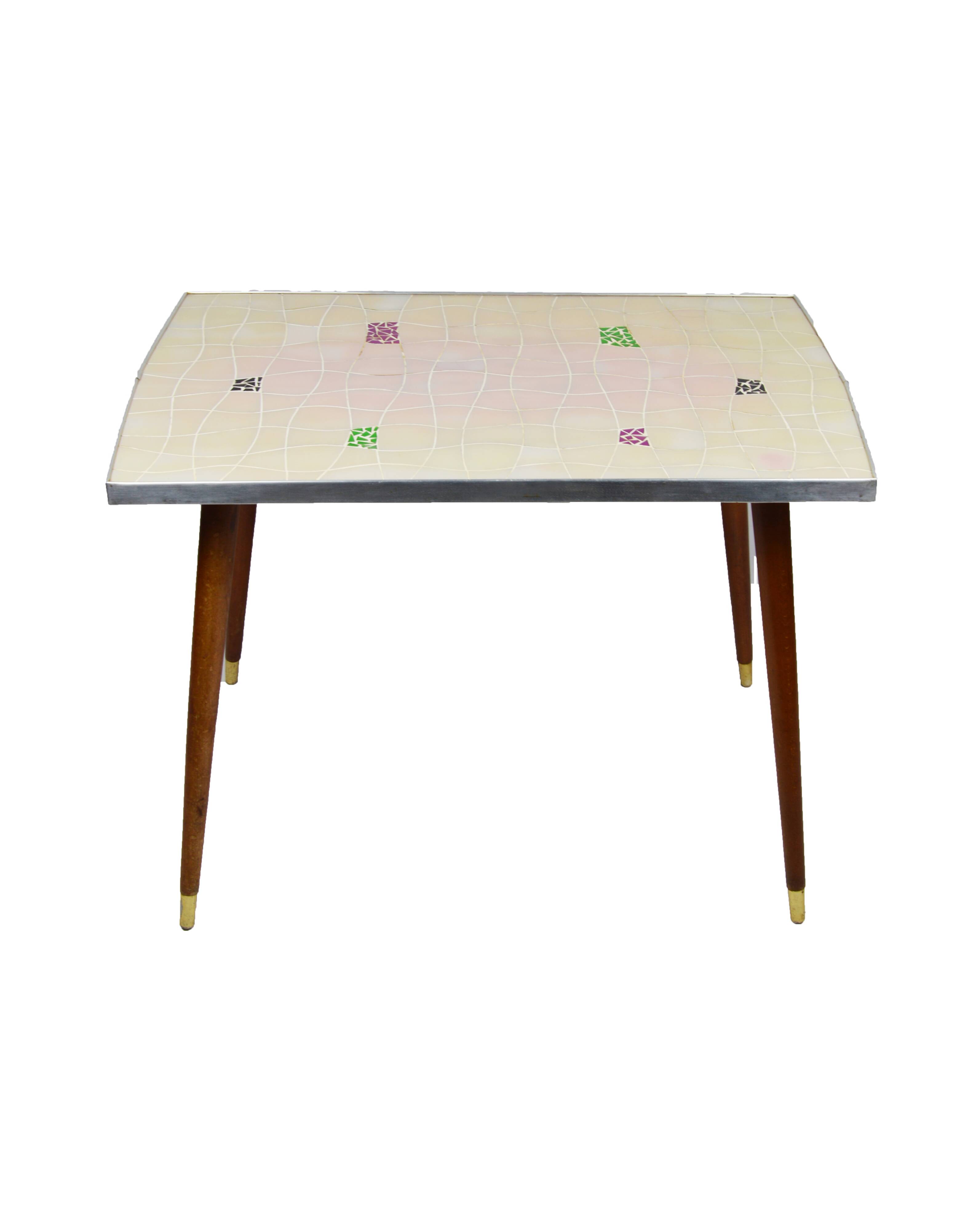 Mosaic side table, 1970s