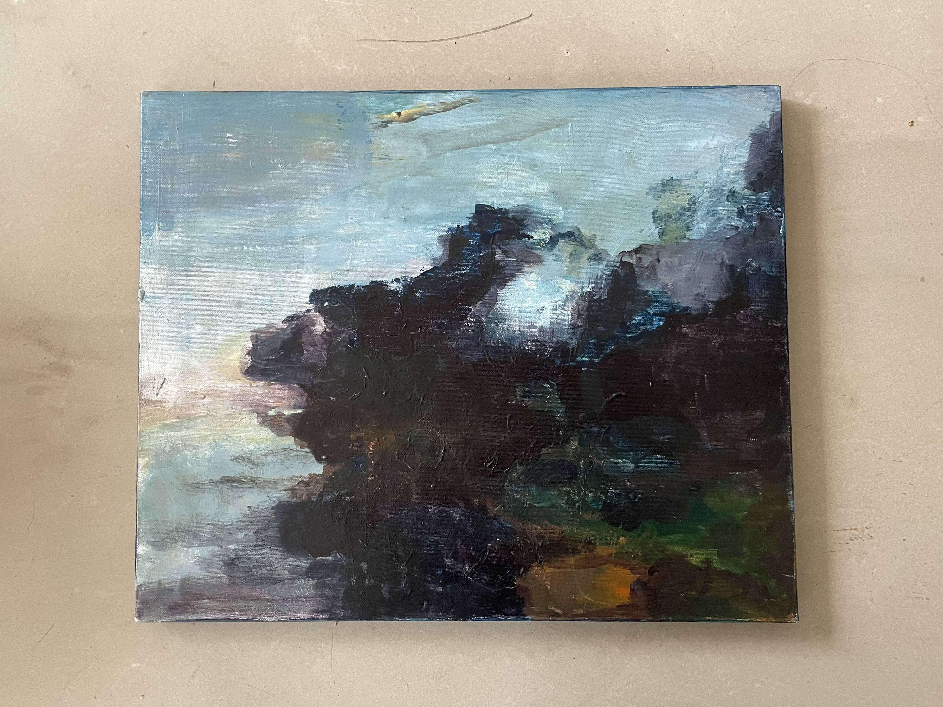 Abstract painting on canvas