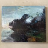 Abstract painting on canvas