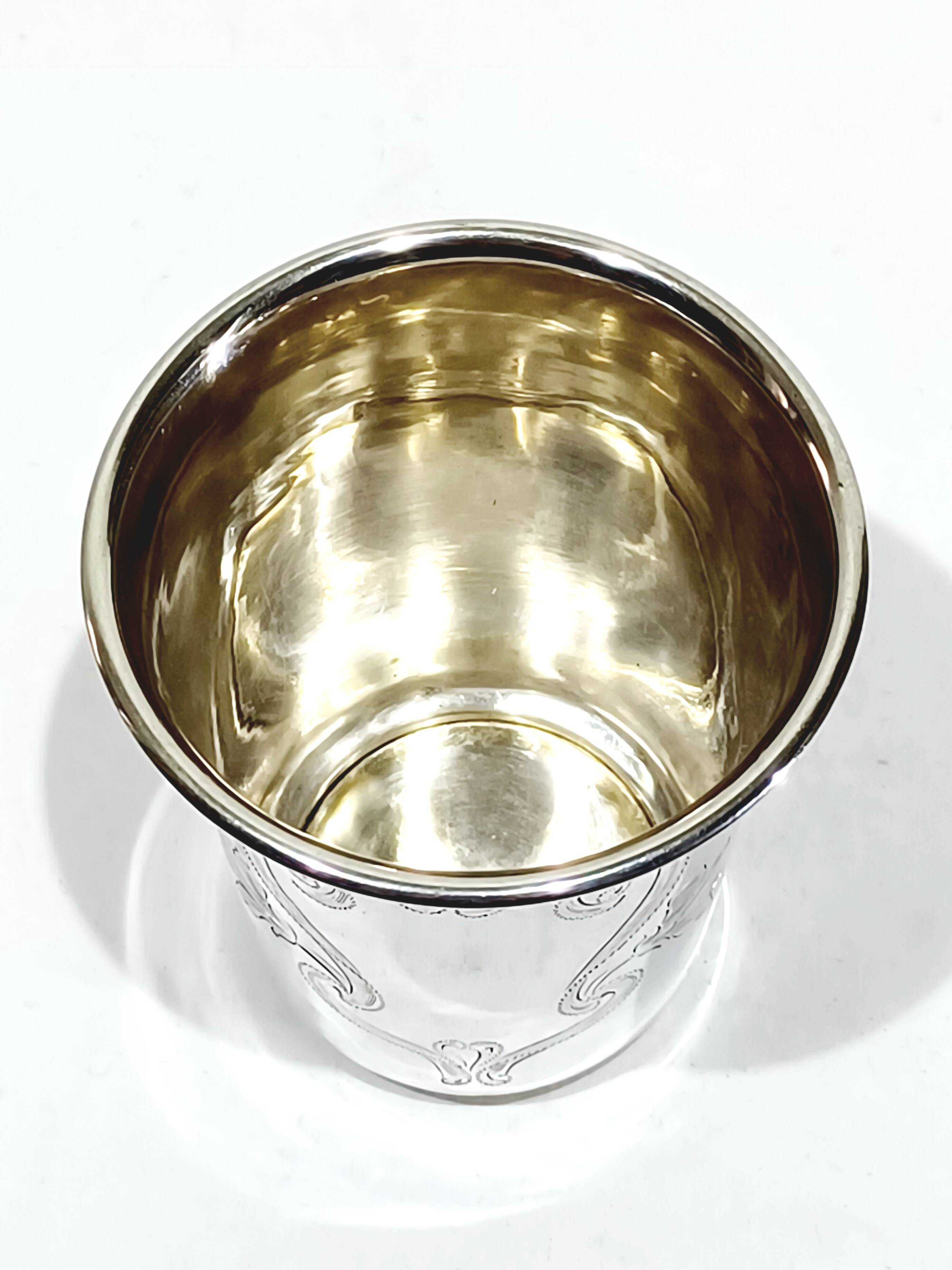 German silver cup