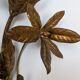 Golden leaf wall light 1970