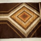 Wool rug series Grafik 100 by S. Doege, Germany 70s