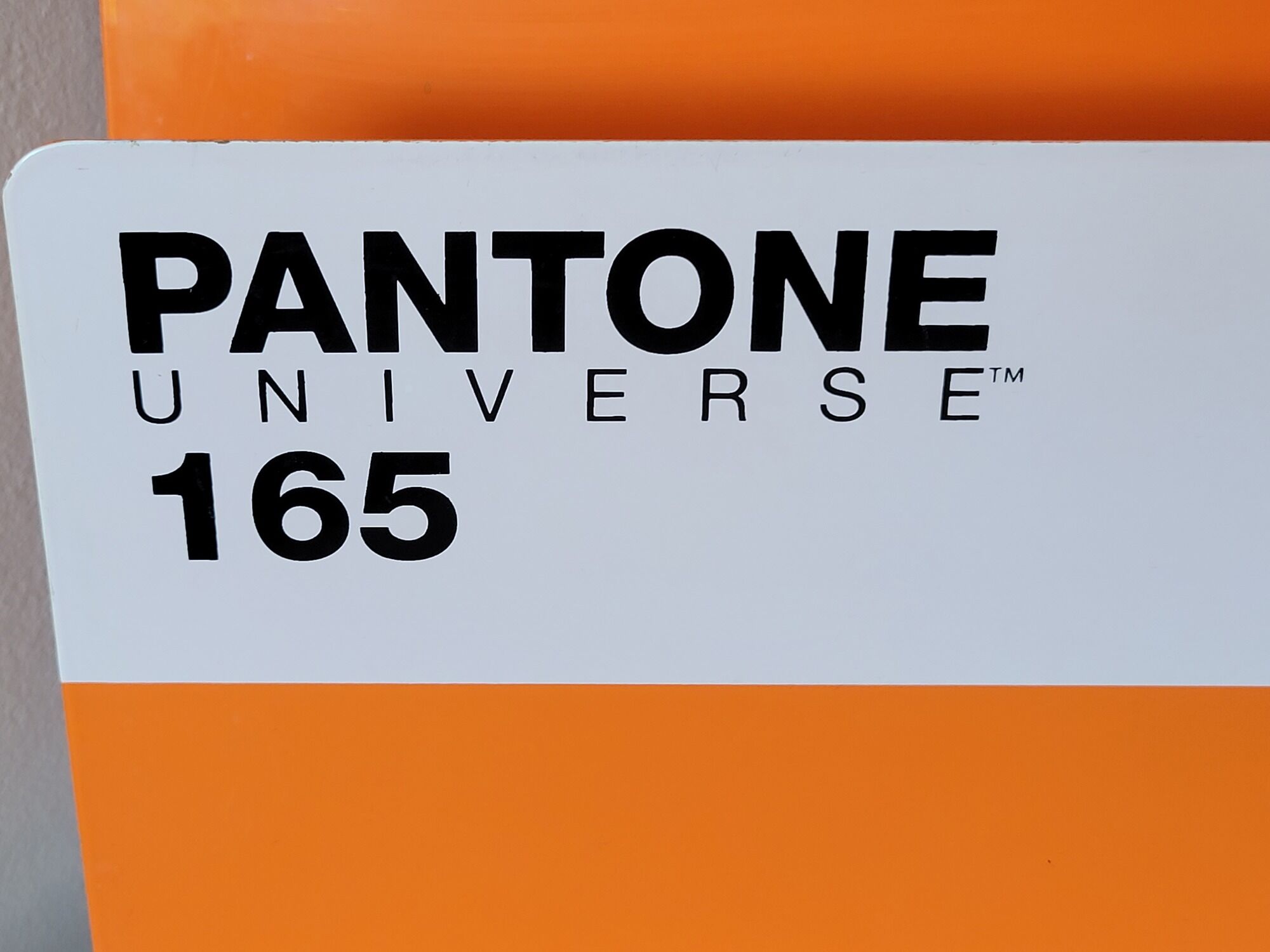 Wall magazine door design metal orange pantone wallstore 165 vitamin c