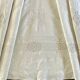 Sublime drap en lin dentelles broderies et monogramme