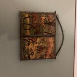 Old barber triptych mirror