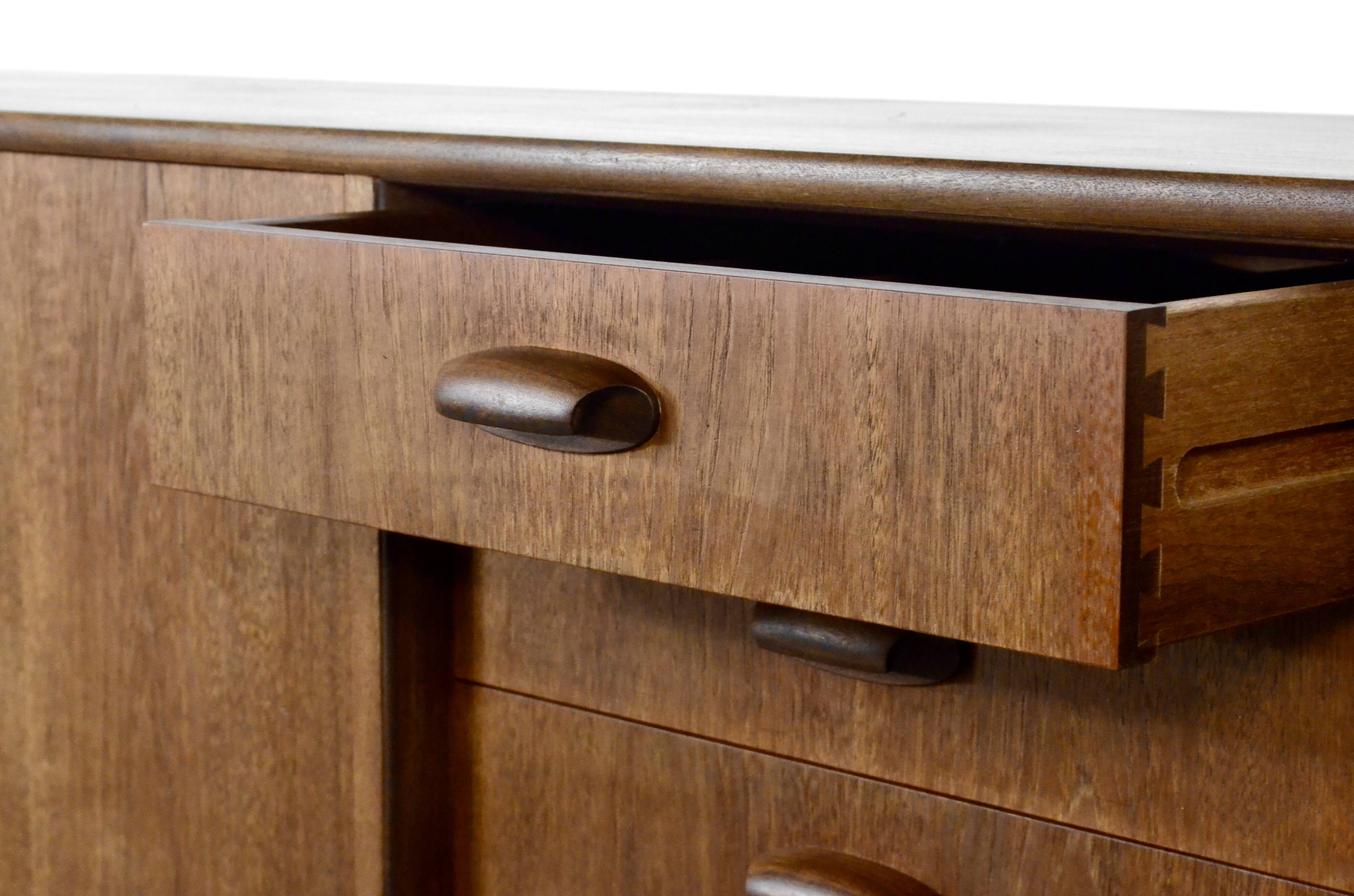 Buffet vintage Mid-Century en Afromosia et teck