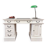 Classic English White Chesterfield Desk