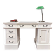 Classic English White Chesterfield Desk