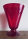 Vase éventail Empoli rouge 1950 XL
