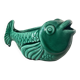 Vide-poche poisson en faïence verte Vallauris