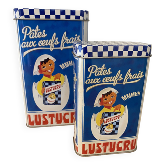 2 Lustucru metal boxes