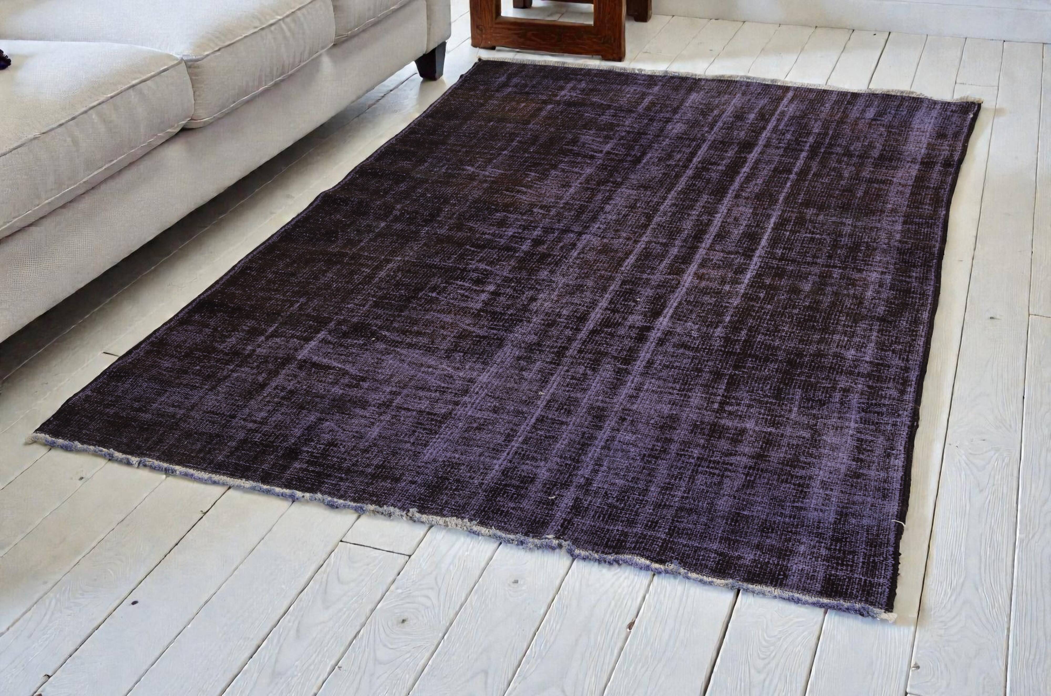 Dark Gray Anatolian Decorative Carpet