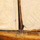 Vintage 20thC English Carved Hull Pond Yacht c.1930