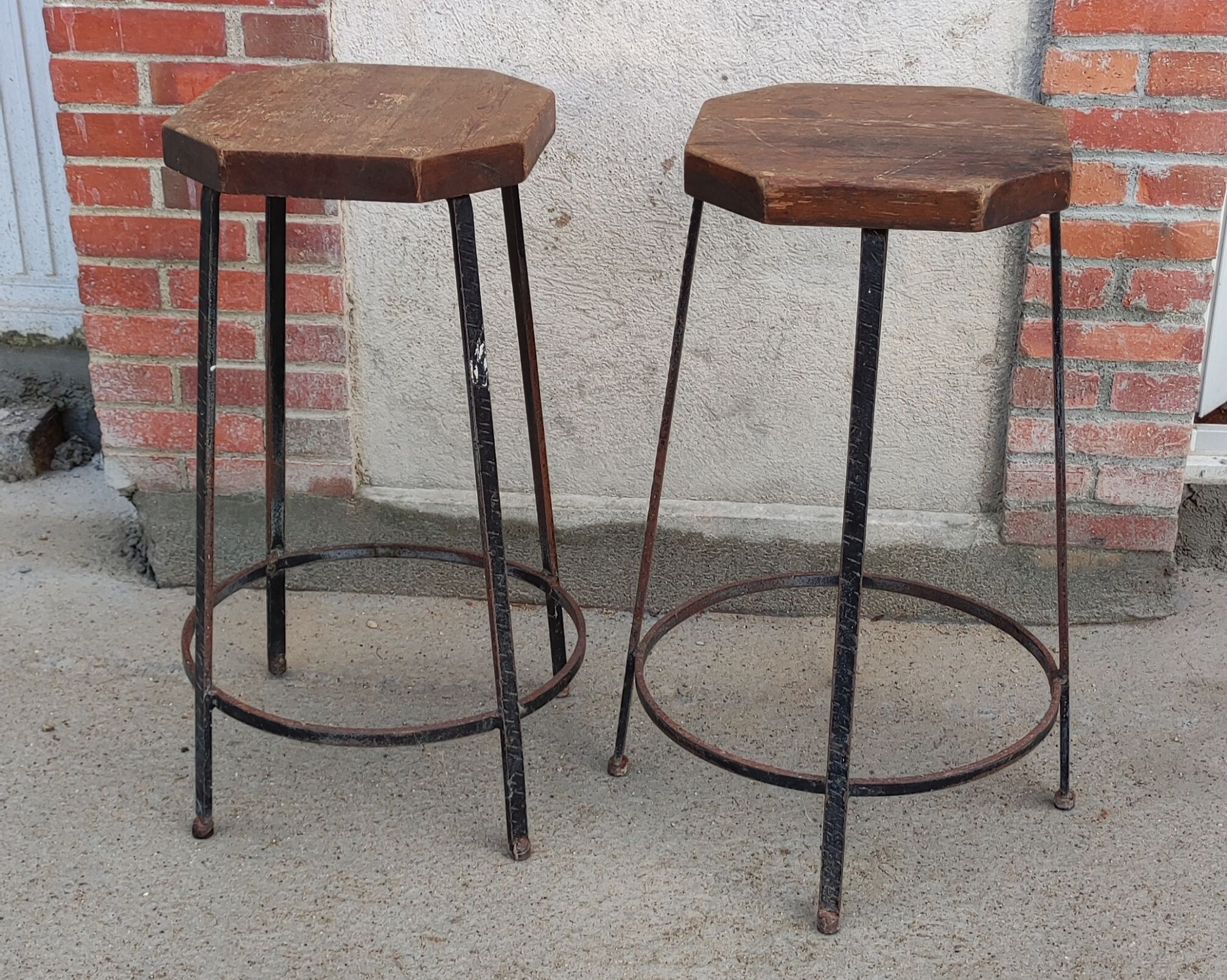 Pair of vintage stools