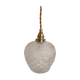 Baladeuse en verre ciselé