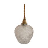 Baladeuse en verre ciselé
