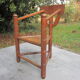Fauteuil tripode en chêne mouvement breton Ar seiz Breur