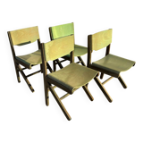 Set de 4 chaises baumann koka