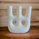 Vase bougie blanc