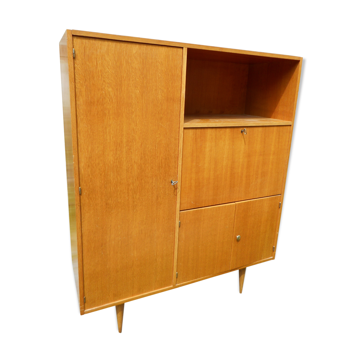 Vintage Secretary years 50/60 oak