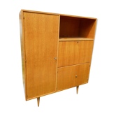 Secrétaire vintage années 50/60 chêne