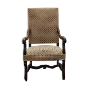 Fauteuil style renaissance - noyer