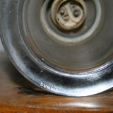 Metal and glass wooden desk lamp 1940