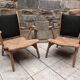 Paire de fauteuils scandinave de ster gelderland