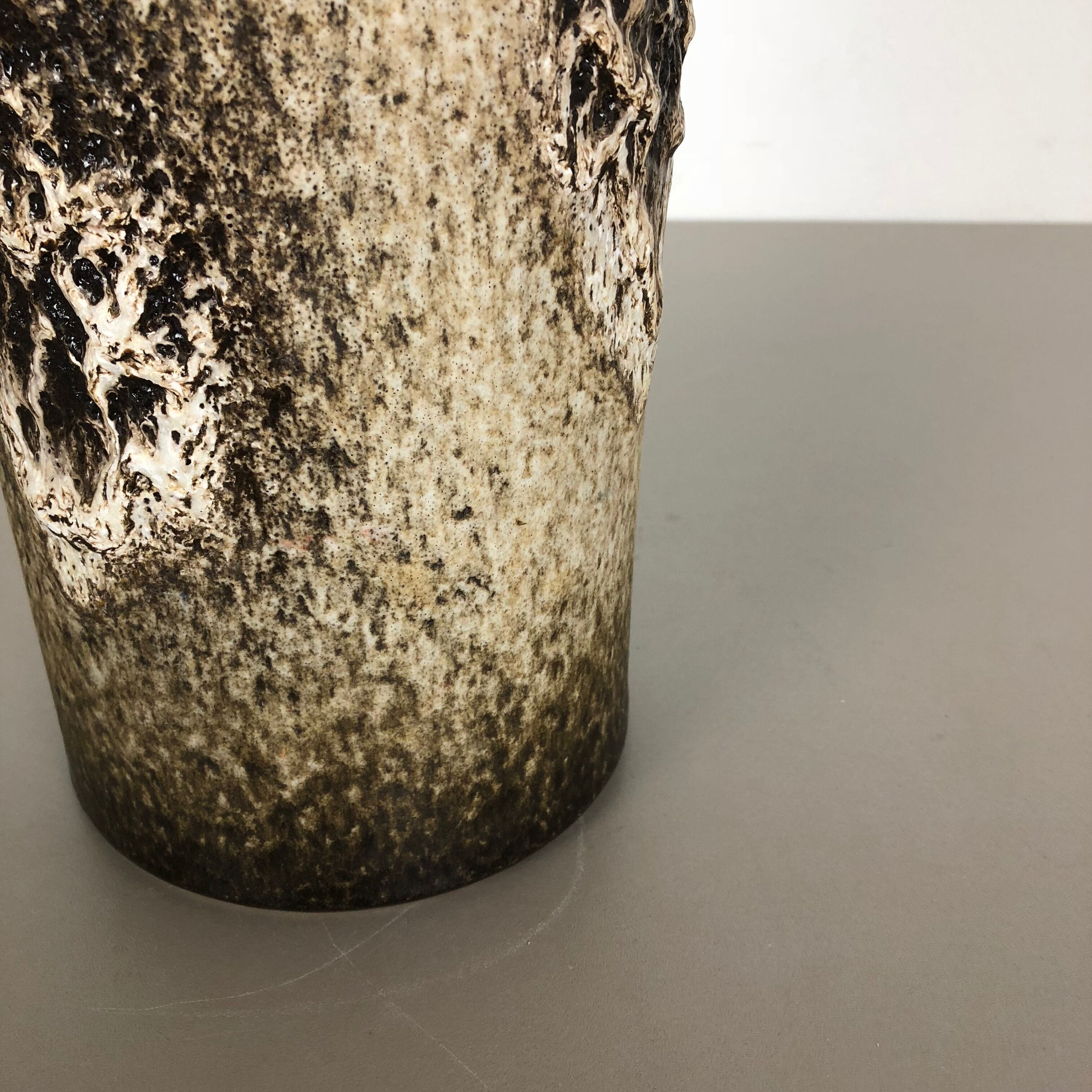 Large Multi-Color Vase Fat Lava "407-35" Vase by Scheurich, Germany, 1970s