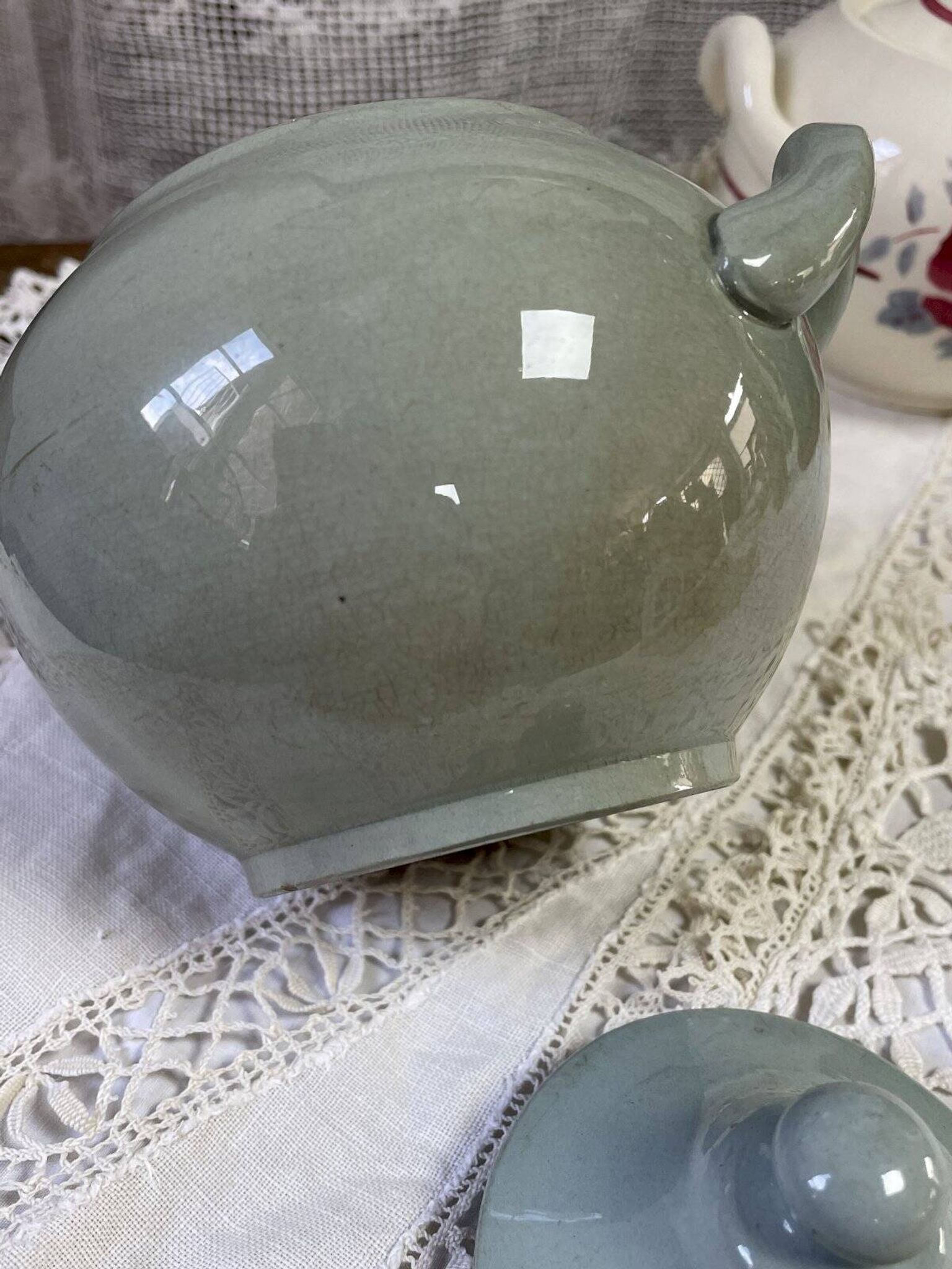 Old sugar bowl Sarreguemines