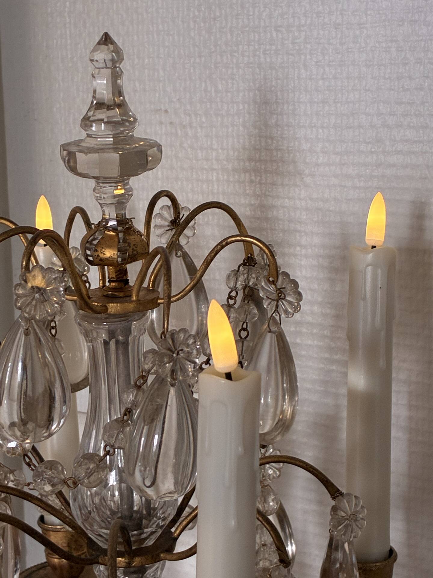 Candle holder or four-armed candelabrum