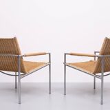 pair Martin Visser SZ01 Easy Chairs for 't Spectrum, 1960 Holland